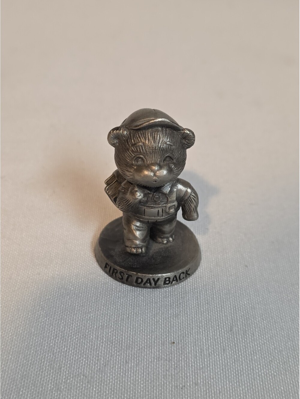 "First Day Back" 1983 Avon Pewter Figurine